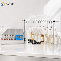 Machine de remplissage semi-automatique Banmo à 15 têtes, pompe péristaltique, pour liquides, huiles essentielles, eau, parfum, jus, haute précision