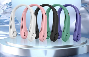 Ventilador de Mano Portátil, Mini Ventilador sin Aspas, Ventilador USB para Colgar en el Cuello, Funciona con Batería, para Uso en Exteriores - Product Image 4