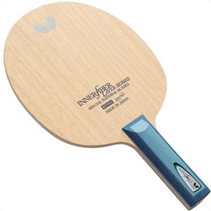 Raquette de tennis de table professionnelle avec manche en fibre de carbone, lame en bois d'ingénierie et couche intérieure en caoutchouc - Product Image 1