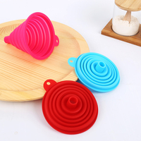 Mini entonnoir pliable en Silicone pliable portable outils de cuisine de distribution de liquide domestique pour ustensiles de cuisine