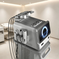 Appareil de rajeunissement cutané 8 en 1 Hydro Dermabrasion, machine faciale H2O2, petit appareil à bulles d'eau Hydra Aqua Peel