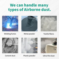 Nouveau dépoussiéreur industriel à nettoyage automatique par jet pulsé, haute efficacité, efficacité de filtration de 99,97 % pour l'utilisation avec les machines de revêtement de puits de grain