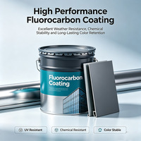 Peinture en aérosol pour façade de bâtiment Hsea FC 880, revêtement fluorocarboné haute résistance aux intempéries, finition métal liquide
