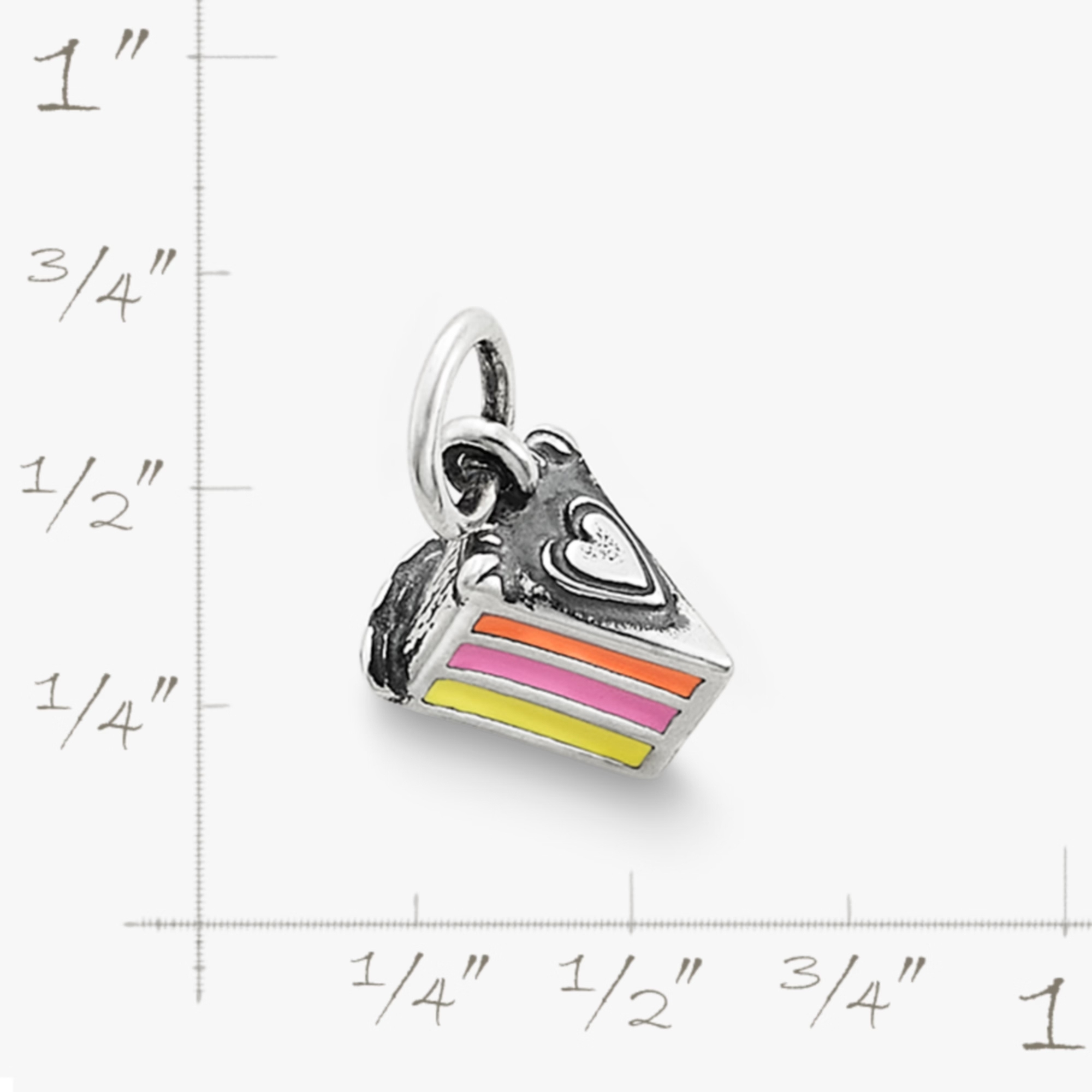 Amuleto de pastel de capa de esmalte