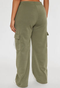 Pantalones Deportivos con Cordón en la Cintura y Bolsillos <span class=keywords><strong>Tipo</strong></span> <span class=keywords><strong>Cargo</strong></span> para <span class=keywords><strong>Mujer</strong></span>, Envío Rápido, Hechos en China - Product Image 6