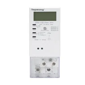 Compteur d'électricité électronique prépayé intelligent monophasé multifonctionnel LCD compteur d'électricité RS485 multifonctionnel