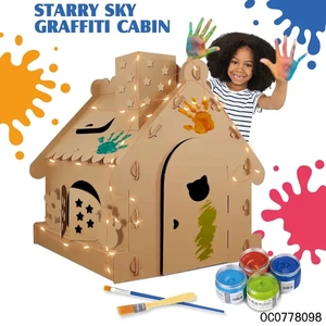 <span class=keywords><strong>Maison</strong></span> <span class=keywords><strong>en</strong></span> <span class=keywords><strong>carton</strong></span> à peindre soi-même, <span class=keywords><strong>maison</strong></span> <span class=keywords><strong>en</strong></span> papier, jouet pour enfants avec lumière, <span class=keywords><strong>maison</strong></span> de <span class=keywords><strong>poupée</strong></span> <span class=keywords><strong>en</strong></span> papier - Product Image 6