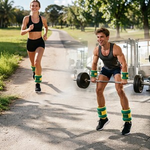 Lestes de cheville réglables en néoprène pour femmes, hommes et enfants – Durables, respirants, pour l'entraînement de force avec poids amovibles – Fitness et gym - Product Image 5