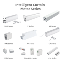 Motor para Cortinas Inteligentes cm con Control Remoto por App, Medidas Personalizadas, Decoración del Hogar, Motor Eléctrico para Cortinas Inteligentes Matter Thread