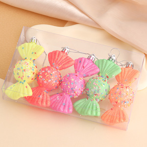 ขนมมาการองสไตล์ยุโรปตกแต่งต้นคริสต์มาสลูกบอลและเครื่องประดับ - Product Image 5