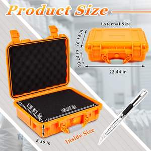 Étui de drone imperméable léger IP68 avec garantie de 3 ans, fermeture à boucle, forme pour la pêche - Mini 3/4 Pro - Product Image 2