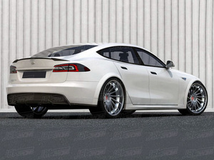 REVOZ สไตล์คาร์บอนไฟเบอร์ด้านหลัง DIFFUSER สำหรับ 2014-2016 <span class=keywords><strong>TESLA</strong></span> รุ่น <span class=keywords><strong>S</strong></span> - Product Image 5