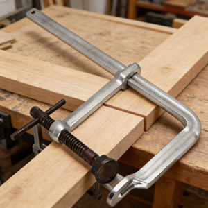 Abrazadera en F de Alta Resistencia con Almohadilla Giratoria Negra - Abrazadera de Barra de Liberación Rápida de 12 Pulgadas para Trabajos de Madera y Soldadura - Product Image 6