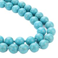 Collier de perles turquoise style bohème, best-seller, cadeau pour femme, extra long 8mm/10mm