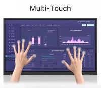 Vente en gros de mur de tableau blanc Smart Interactive 55 65 75 86 100 pouces du fabricant chinois pour les conférences