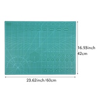 Groothandel A2 Pvc Snijden Mat Double Side Self Healing 60*42Cm Rasterlijnen Plotter Flexibele Snijmat