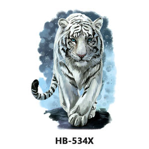 La migliore vendita personalizzata impermeabile tigre Tatoo adesivo colorato falso giaguas tatuaggio temporaneo per gli uomini - Product Image 3