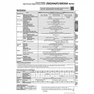 Presostato digital SMC Pneumatics, interruptor de presión digital, - Product Image 1