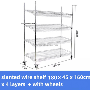 Camión de distribución de 1800*450*1600mm, camión de distribución, logística, rotación, carro de mano inclinado, camión de clasificación de recogida de almacén - Product Image 2