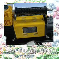 Compresseur d'air portable en métal 4x4 12V DC, 160L/min, manomètre numérique, double cylindre, mini gonfleur de pneus de voiture électrique