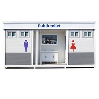 Toilettes publiques de luxe écologiques en plastique pour zones touristiques, toilettes sèches rurales, salle de bain intégrée pour la rénovation d'usine, Jiaxin