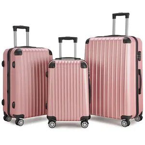 ABS PC Polycarbonate Hard Case Suitcase Travel Trolley 4 Wheel Spinner Bags Luggage sets