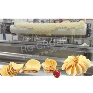 Capacité de production élevée Nouvelle tendance Ligne de production de chips de pommes de terre en gros Ligne de production de chips de pommes de terre à faible coût