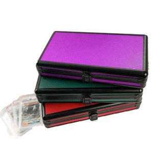 Caja de Almacenamiento de Tarjetas Deportivas de Aluminio Personalizada para Fútbol, Baloncesto, Pokémon TCG, Estuche para Tarjetas Coleccionables - Product Image 1