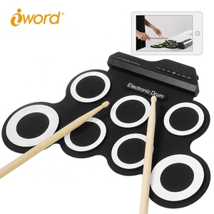 USB Électronique <span class=keywords><strong>Tambour</strong></span> <span class=keywords><strong>Percussion</strong></span> Épaissir Silicone Main Rouleau <span class=keywords><strong>Tambour</strong></span> - Product Image 5