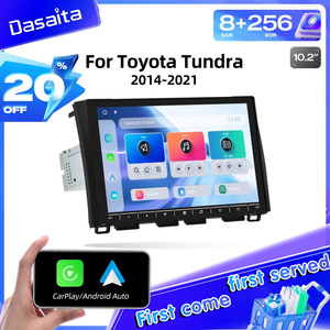 Dasaita Android Car Stereo Màn Hình Cảm Ứng Xe Đa Phương Tiện Máy Nghe Nhạc Qualcomm665 10 Inch 64G Đài Phát Thanh Xe Đơn Vị Đầu Cho Toyota Tundra 2021 - Product Image 2