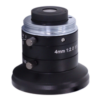 Objectif de caméra industrielle HT-FA0401C F2.0 1/1.8" à monture C 4 mm pour vision industrielle