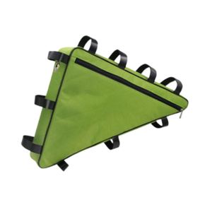 Sac de cadre de vélo, accessoires de vélo, pochette pour vélos de route, sac de cyclisme vert - Product Image 1