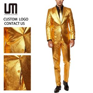 2026 nouveau <span class=keywords><strong>Costume</strong></span> de fête brillant hommes <span class=keywords><strong>costume</strong></span> mince Blazer 2 pièces ensembles <span class=keywords><strong>Chic</strong></span> chanteur scène vêtements Design Unique Vintage Disco tenue - Product Image 1