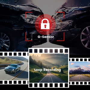 4K 3 ống kính Mini Dashcam với <span class=keywords><strong>Wifi</strong></span> GPS chức năng phù hợp với tối đa 512G thẻ 3.2inch màn hình ứng dụng video trực tiếp kiểm tra trên điện thoại <span class=keywords><strong>Wifi</strong></span> Dash máy ảnh - Product Image 6