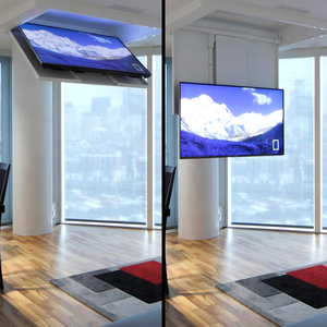 55 "65" 75 "85" بمحرك الوجه أسفل التلفزيون سقف جبل مخفي قابل للسقوط رفع للمنزل والمكتب - Product Image 6