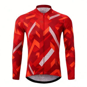 Jersey de Ciclismo Personalizado con Logotipo, Transpirable, Ligero, de Manga Larga, de Secado Rápido, para Equipo Profesional - Product Image 4