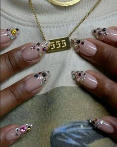 <span class=keywords><strong>Uñas</strong></span> de Gel Suaves, <span class=keywords><strong>Cortas</strong></span> y <span class=keywords><strong>Cuadradas</strong></span>, para Uso Diario, Realzador de <span class=keywords><strong>Uñas</strong></span> Naturales, Sin Residuos, para una Manicura Estética y Limpia - Product Image 3