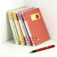 Carnet à feuilles mobiles personnalisé et durable, style Kawaii, journal de haute qualité, agenda détachable, papier recto-verso, idéal pour offrir en cadeau aux filles