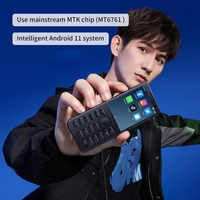 Prix bas 4G QIN F21 Pro 4 Go + 64 Go 2,8 pouces Android 11 Quad-core 21 touches Smartphone étudiant compatible Google Play