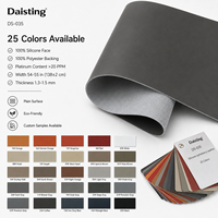 Revêtement de siège de voiture en cuir synthétique silicone, tissu intérieur automobile, faible teneur en COV, ignifuge, imperméable, résistant aux UV, en rouleau