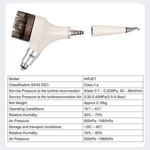 Système efficace de prophylaxie de l'air <span class=keywords><strong>dentaire</strong></span> <span class=keywords><strong>Micro</strong></span> <span class=keywords><strong>jet</strong></span> de 0.7mm pour l'élimination du tartre et des taches en clinique - Product Image 2