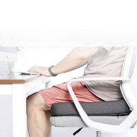 Coussin de siège en mousse à mémoire de forme infusée de gel pour fauteuil roulant et chaise de bureau, soulagement des escarres et des douleurs du coccyx