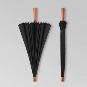 Parapluie publicitaire automatique à manche long de 24 baleines, personnalisable avec logo imprimé, pour la pluie et le soleil, idéal comme cadeau, vente en gros - Product Image 1