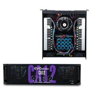 Usine Vente Chaude CA12 2*1000W Amplificateur De Puissance Deux Canaux Classe H Puissant Système Audio CA Amplificateurs Professionnel 2U Amplificateur - Product Image 1