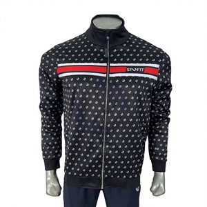 Blouson bomber matelassé homme en polyester/coton, léger, coupe-vent, isolé, style urbain, tissu toile, pour l'automne - Product Image 1