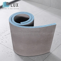 Panneau en mousse XPS incurvé imperméable, résistant à l'humidité, léger, pour carrelage, pour salle de bain et usage extérieur