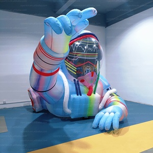 Astronaute gonflable de qualité commerciale pour parc d'attractions/campagne saisonnière/<span class=keywords><strong>musée</strong></span> scientifique/exposition aérospatiale - Product Image 6