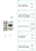 Compteur de puissance DC Acrel DJSF1352-D-600 pour borne de recharge de véhicules électriques avec certification MID DC0.-1000V avec shunt 600A