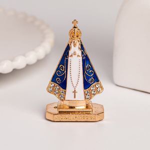<b>Retro</b> Religious Theme Metal Crafts Home Office <b>Desk</b> Decorations Alloy Engraving Ornament - Product Image 4