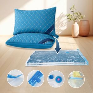 Sacs de rangement sous vide, lot de 18, avec pompe électrique, cubes de compression pour économiser de l'espace, pour bagages de voyage - Product Image 2